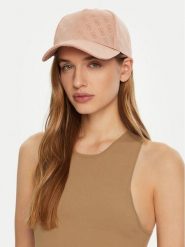 Guess Czapka z daszkiem AW5184 POL03 Różowy. Czerwone czapki z daszkiem Guess, z aplikacjami, z materiału. Za 119.99 zł.