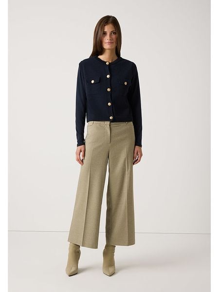 More & More Kardigan w kolorze granatowym rozmiar: 42. Niebieskie swetry More & More, bez wzorów, bez ramiączek. Za 201.55 zł.