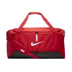 Torba sportowa unisex Nike Academy Team. Czarne torby sportowe Nike, bez wzorów, z materiału, na ramię. Za 149.99 zł.