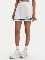 Reebok Spódnica mini Marta RK25491CCW Biały Regular Fit. Białe spódnice Reebok, s, bez wzorów, z syntetyku, mini. Za 179.99 zł.