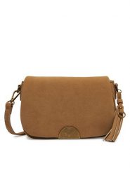 DeeZee Torebka S22611 Beżowy. Brązowe listonoszki DeeZee, bez wzorów, z materiału, bez dodatków. Za 129.99 zł.