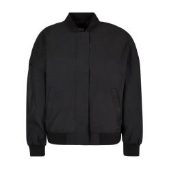 Damska kurtka typu oversize Urban Classics. Czarne kurtki Urban Classics, m, bez wzorów, z materiału, eleganckie, bez kaptura. Za 270.55 zł.