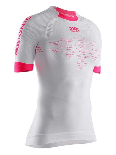 X-Bionic Koszulka w kolorze białym do biegania rozmiar: XL. Białe t-shirty sportowe X BIONIC, xl, bez wzorów, z materiału, bez ramiączek, do biegania. Za 197.63 zł.