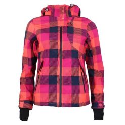 Damska kurtka softshellowa z nadrukiem Peak Mountain Aveny. Brązowe kurtki Peak Mountain, s, bez wzorów, sportowe, bez kaptura. W wyprzedaży za 303.50 zł.