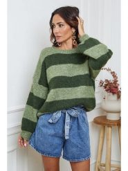 So Cachemire Sweter "Bech" w kolorze zielonym rozmiar: L. Zielone swetry So Cachemire, l, bez wzorów, z kaszmiru, bez ramiączek. Za 179.22 zł.