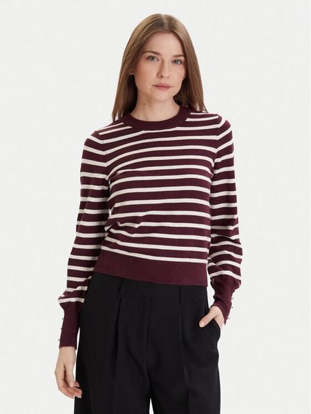Vero Moda Sweter Happy 10336333 Fioletowy Regular Fit. Fioletowe swetry Vero Moda, xs, bez wzorów, z syntetyku, bez ramiączek. Za 91.99 zł.