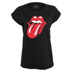 Koszulka damska Urban Classic rolling tone tongue. Czarne t-shirty sportowe Urban Classics, bez wzorów, bez ramiączek. Za 168.00 zł.