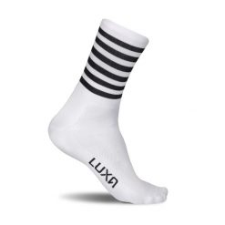 Skarpetki Rowerowe Luxa Stripes. Białe skarpetki LUXA, bez wzorów, z elastanu. Za 69.00 zł.