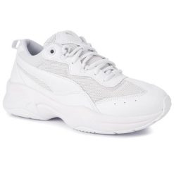 Damskie buty sportowe sneakersy białe PUMA CILIA. Białe buty treningowe Puma, bez wzorów, bez zapięcia. Za 165.00 zł.