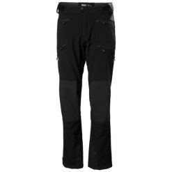 Spodnie narciarskie dla kobiet Helly Hansen Softshell. Czarne spodnie narciarskie Helly Hansen, bez wzorów, z softshellu, narciarskie. Za 852.00 zł.