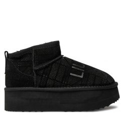 Śniegowce Liu Jo. Czarne śniegowce Liu Jo, bez wzorów, bez zapięcia. Za 399.99 zł.