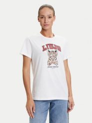 Liu Jo T-Shirt UF5271 JS923 Biały Regular Fit. Białe t-shirty Liu Jo, xs, bez wzorów, z bawełny, bez kołnierzyka, bez ramiączek. Za 219.99 zł.