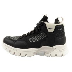 Buty trekkingowe Tamaris Active 1-25207-30 032 czarne. Czarne buty trekkingowe z materiału, bez zapięcia. Za 328.84 zł.