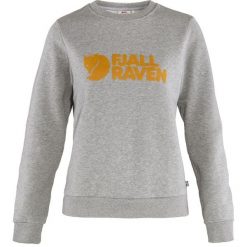 Bluza damska Fjallraven Logo Sweater. Szare bluzy Fjällräven, m, bez wzorów, z bawełny, klasyczne, bez ramiączek, bez kaptura. Za 488.45 zł.