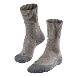 Skarpetki damskie Falke TK1 Wool. Brązowe skarpetki Falke, bez wzorów, z materiału. Za 172.00 zł.