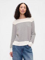 GAP Sweter w kolorze kremowym rozmiar: L. Brązowe swetry GAP, l, bez wzorów, bez ramiączek. Za 145.26 zł.