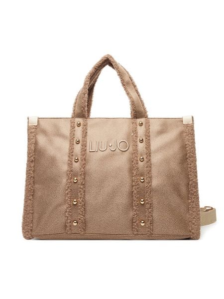 Liu Jo Torebka L Tote 2F5027 E0021 Brązowy. Brązowe torebki klasyczne Liu Jo, bez wzorów, z materiału, bez dodatków. Za 539.99 zł.