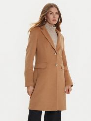 Maryley Płaszcz przejściowy 24IB808/14ER Brązowy Regular Fit. Brązowe płaszcze Maryley, s, bez wzorów, z syntetyku, bez kaptura. Za 359.99 zł.