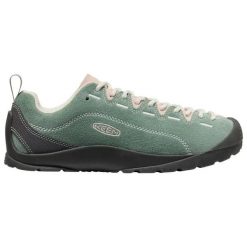 Damskie buty trekkingowe Keen Jasper. Zielone buty trekkingowe Keen, z materiału, bez zapięcia. Za 554.50 zł.