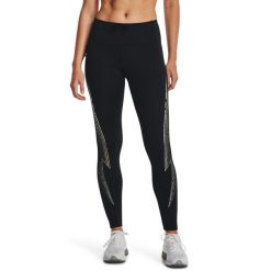 Legginsy damskie Under Armour OUTRUN THE COLD TIGHT. Czarne bielizna termoaktywna damska Under Armour, bez wzorów, sportowe. Za 199.99 zł.