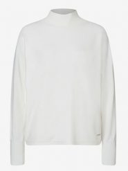 More & More Sweter w kolorze białym rozmiar: 42. Białe swetry More & More, bez wzorów, bez ramiączek. Za 101.23 zł.