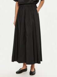 Weekend Max Mara Spódnica trapezowa Curvato 2515101011 Czarny Regular Fit. Czarne spódnice Weekend Max Mara, bez wzorów, z bawełny, trapezowe. Za 1,019.00 zł.