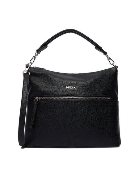 MEXX Torebka CEO-MEXX-L-010-09 Czarny. Czarne torebki klasyczne Mexx, bez wzorów, z materiału, bez dodatków. Za 199.99 zł.