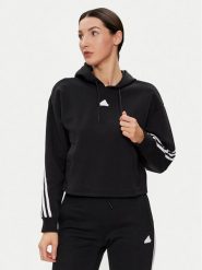 Adidas Bluza Future Icons 3-Stripes IP1533 Czarny Loose Fit. Czarne bluzy adidas, xl, bez wzorów, z bawełny, bez kaptura. Za 179.99 zł.