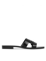 KARL LAGERFELD Klapki KL80405 Czarny. Czarne klapki KARL LAGERFELD, bez wzorów, ze skóry, bez obcasa, bez zapięcia. Za 419.99 zł.