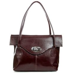 Torebka damska skórzana DAN-A T293 koniak. Torebki klasyczne DAN-A, bez wzorów, ze skóry, eleganckie, bez dodatków. Za 399.99 zł.