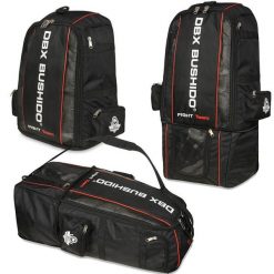 Torba treningowa 3w1 - Plecak + Torba - DBX Bushido DBX-SB-20. Czarne torby podróżne DBX BUSHIDO, bez wzorów, z materiału, na ramię, duże. Za 259.99 zł.