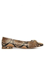 HÖGL Baleriny 1-100927 Brązowy. Brązowe baleriny Högl, bez wzorów, ze skóry, bez obcasa, bez zapięcia. Za 759.99 zł.