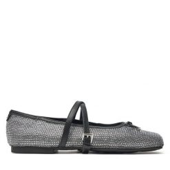 Baleriny MICHAEL Michael Kors. Czarne baleriny MICHAEL Michael Kors, bez wzorów, bez obcasa, bez zapięcia. Za 679.99 zł.