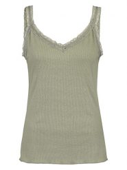 Fresh Made Top w kolorze oliwkowym rozmiar: XL. Zielone topy Fresh Made, xl, bez wzorów, z koronki, bez kołnierzyka, bez ramiączek. Za 37.38 zł.