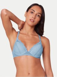 Triumph Biustonosz z fiszbiną Amourette Charm 10217747 Niebieski. Niebieskie biustonosze Triumph, bez wzorów, z syntetyku. Za 139.99 zł.