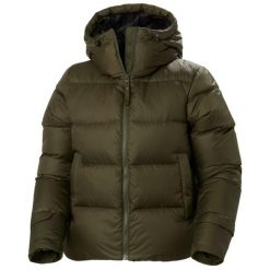 Damska kurtka puchowa Helly Hansen Essence. Zielone kurtki Helly Hansen, bez wzorów, z puchu, bez kaptura. Za 634.45 zł.