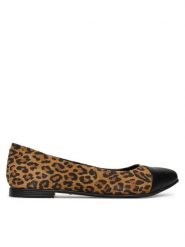 Lasocki Baleriny RST-ERICA-57 Beżowy. Brązowe baleriny Lasocki, bez wzorów, ze skóry, bez obcasa, bez zapięcia. Za 149.99 zł.