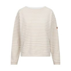 Top Damski / Damski Soothing Striped Marl Top. Białe topy Trespass, bez wzorów, sportowe, bez kołnierzyka, bez ramiączek. Za 180.99 zł.