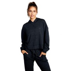 Bluza sportowa damska RVCA Cable. Czarne bluzy bez kaptura RVCA, s, bez wzorów, z elastanu, bez kaptura. Za 158.00 zł.