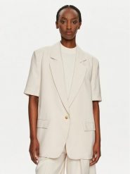 ViCOLO Marynarka TB2444 Écru Regular Fit. Marynarki i żakiety ViCOLO, s, bez wzorów, z wiskozy, bez ramiączek. Za 229.99 zł.