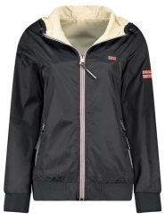 Geographical Norway Kurtka przejściowa "Arrival" w kolorze czarnym rozmiar: M. Czarne kurtki Geographical Norway, m, bez wzorów, bez kaptura. Za 154.07 zł.