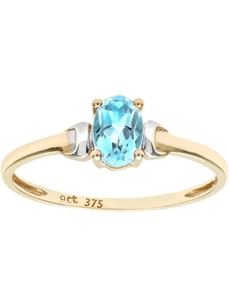 Revoni Złoty pierścionek z topazem rozmiar: 48. Żółte pierścionki Revoni, z topazem, złote. Za 782.99 zł.