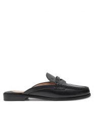 LAUREN RALPH LAUREN Klapki Wynnie Mule 802943791001 Czarny. Czarne klapki Lauren Ralph Lauren, bez wzorów, ze skóry, bez obcasa, bez zapięcia. Za 859.99 zł.