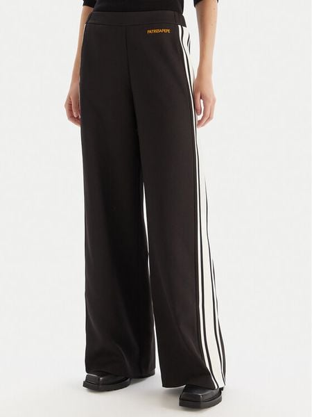 Patrizia Pepe Spodnie dresowe 2P1716/A664-K103 Czarny Regular Fit. Czarne spodnie dresowe Patrizia Pepe, bez wzorów, z dresówki. Za 1,109.00 zł.