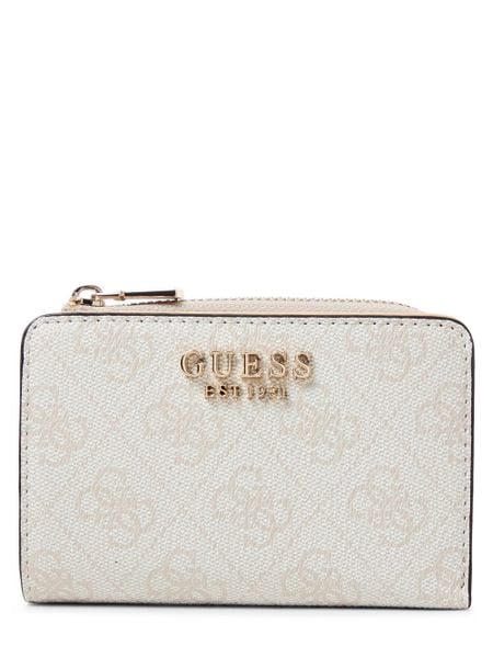 GUESS Portfel - Laurel Kobiety biały, ONE SIZE. Białe portfele Guess, z aplikacjami, ze skóry. Za 229.95 zł.
