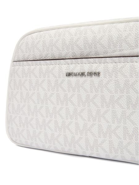 MICHAEL Michael Kors Torebka 32F5SJ6C5V Biały. Białe listonoszki MICHAEL Michael Kors, bez wzorów, ze skóry, bez dodatków. Za 511.99 zł.