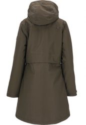 Parka dla kobiet Whistler Mullie W-Pro 10000. Czarne płaszcze WHISTLER, na jesień, bez wzorów, z materiału, bez kaptura. Za 406.00 zł.