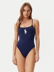Polo Ralph Lauren Strój kąpielowy 21254304 Granatowy. Niebieskie stroje jednoczęściowe Polo Ralph Lauren, bez wzorów, z syntetyku. Za 449.99 zł.