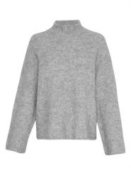 MOSS COPENHAGEN Sweter w kolorze szarym rozmiar: XS/S. Szare swetry Moss Copenhagen, s, bez wzorów, bez ramiączek. Za 242.13 zł.