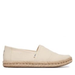 Espadryle Toms. Brązowe espadryle TOMS, bez wzorów, bez obcasa. Za 319.99 zł.